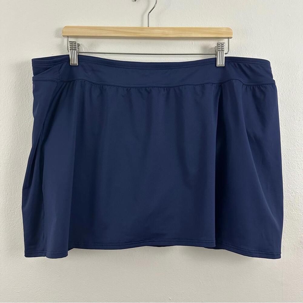 Lands' End Blue Swim Skirt Size 22W